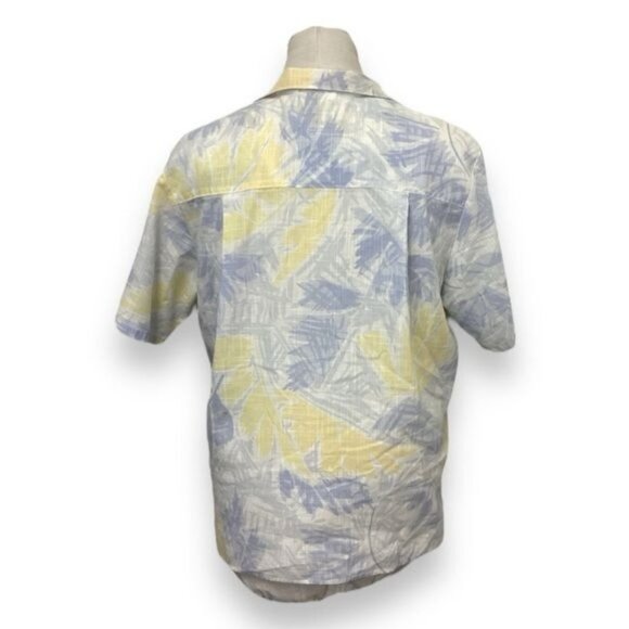 Stag & Co Vintage Women’s Short Sleeve Button Front Linen Shirt, size 16 - Picture 4 of 8